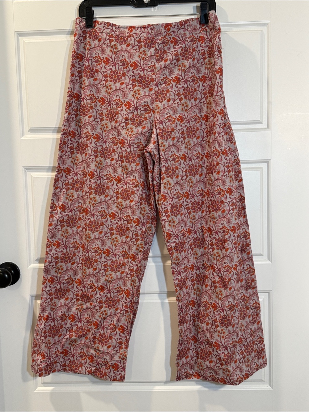 Janasya of India cotton floral pants XL boho